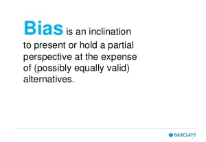 definition of bias